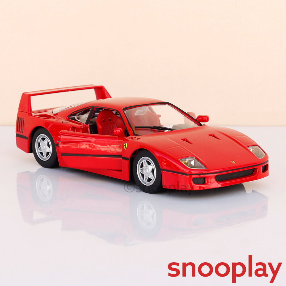 Bburago Original Ferrari F40 Licensed Diecast Car | 1:24 Scale (14 Years till Grown Ups)