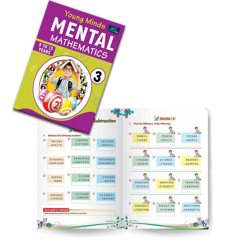 Mental Mathematics for Kids ( Set of 3 ) - Boost Mental Math Skills