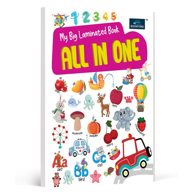 Hard Laminated Book for Kids - My Big Laminated Book All In One