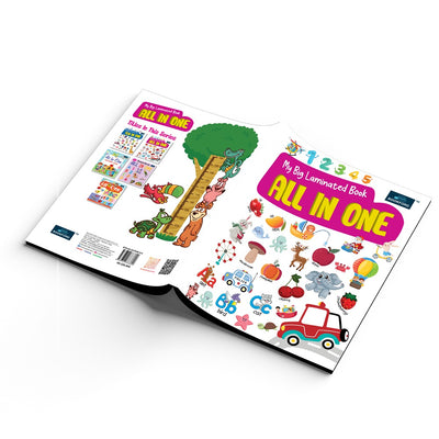 Hard Laminated Book for Kids - My Big Laminated Book All In One