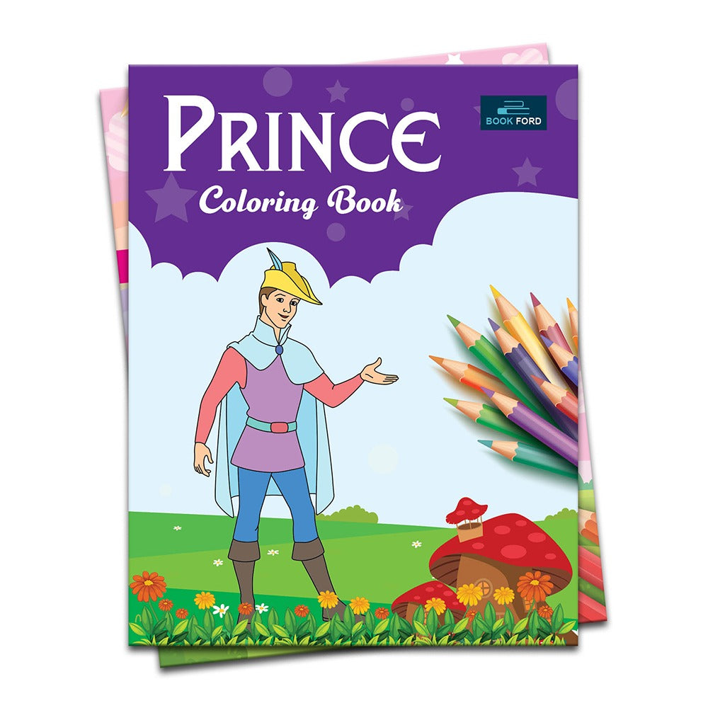 Prince Coloring Book For Kids