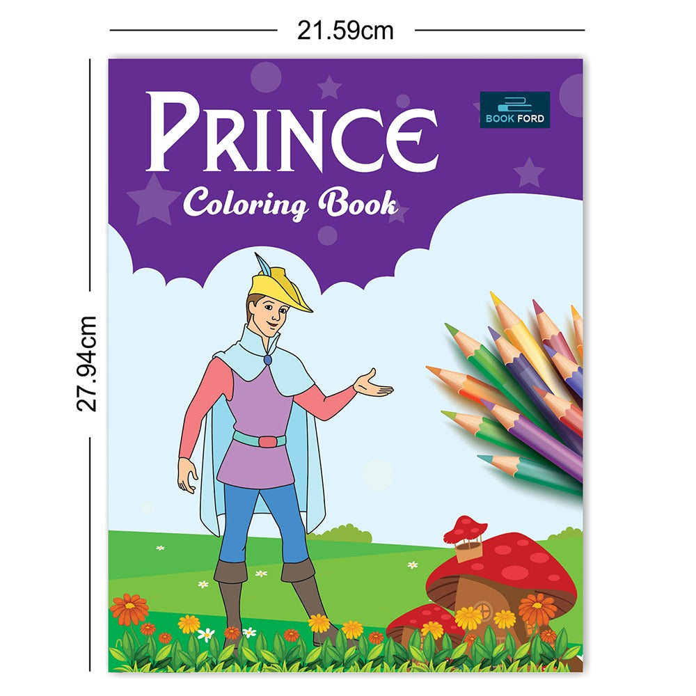 Prince Coloring Book For Kids