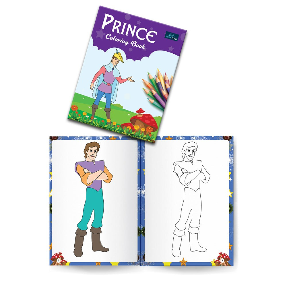 Prince Coloring Book For Kids