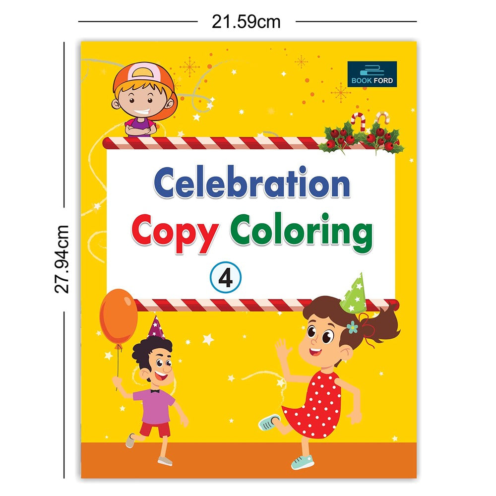 Celebration Copy Coloring Book Part 4 For Kids