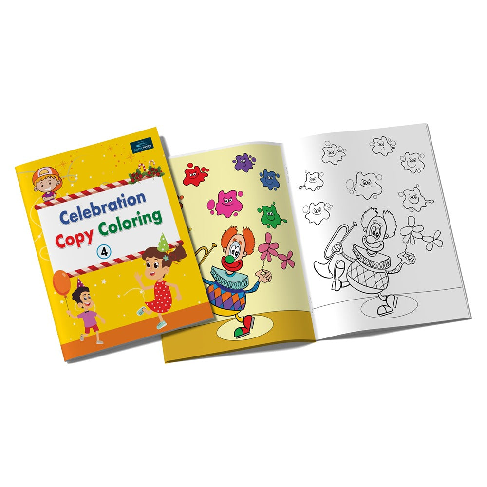 Celebration Copy Coloring Book Part 4 For Kids