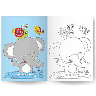 Landscape Copy Coloring Book 2 For Kids with Landscape theme