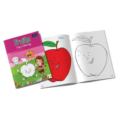 Fruits Copy Coloring Books For Kids