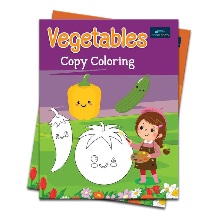 Vegetables Copy Book For Kids