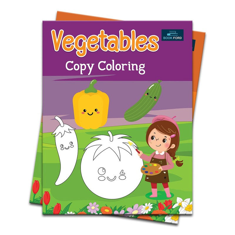 Vegetables Copy Book For Kids