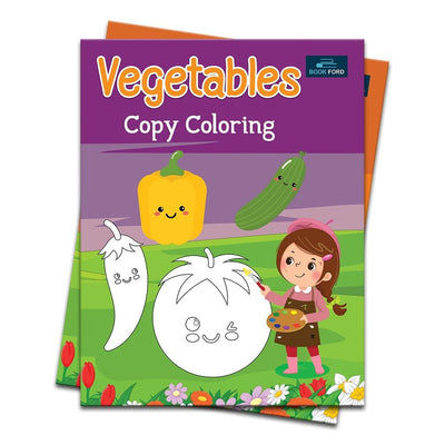 Vegetables Copy Book For Kids