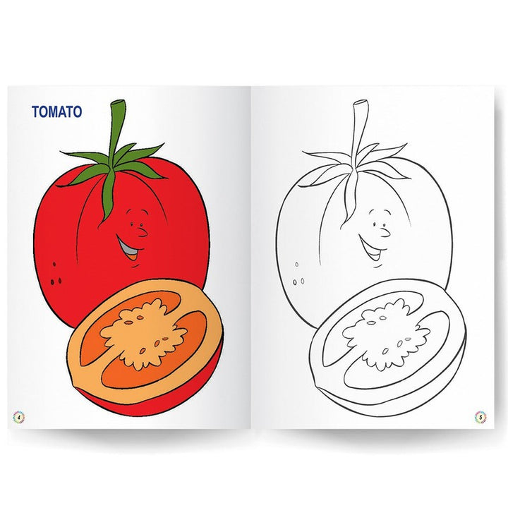 Vegetables Copy Book For Kids