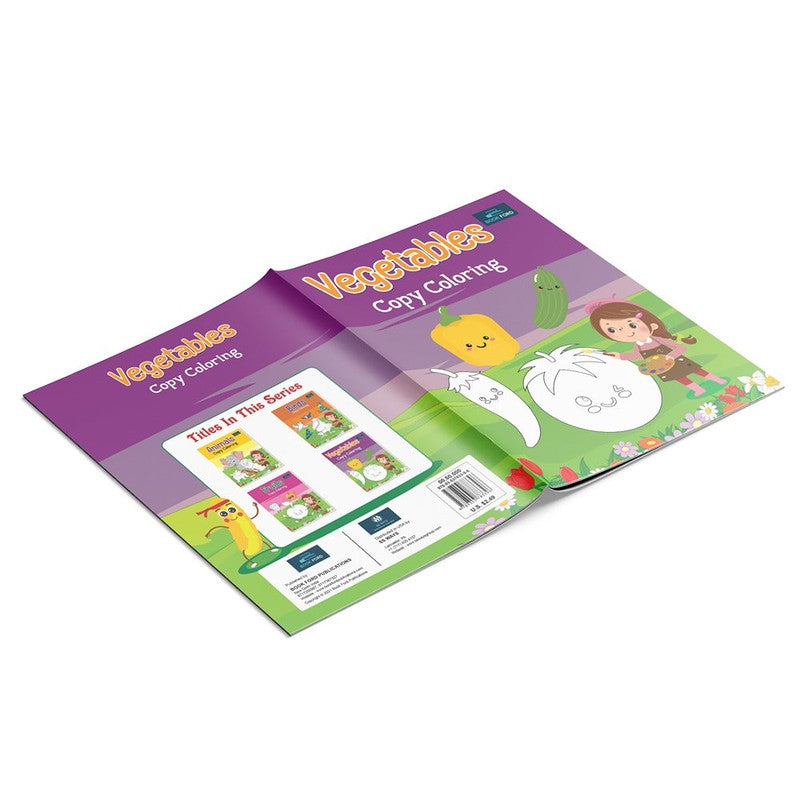 Vegetables Copy Book For Kids