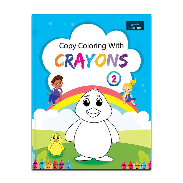 Copy Coloring With Crayons Book Part 2