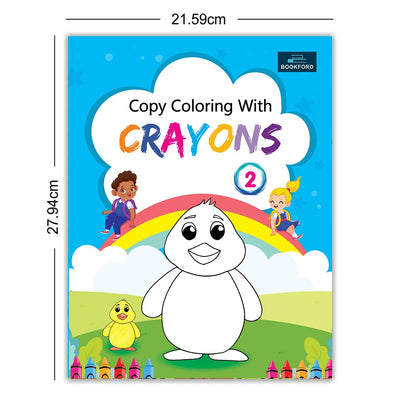 Copy Coloring With Crayons Book Part 2