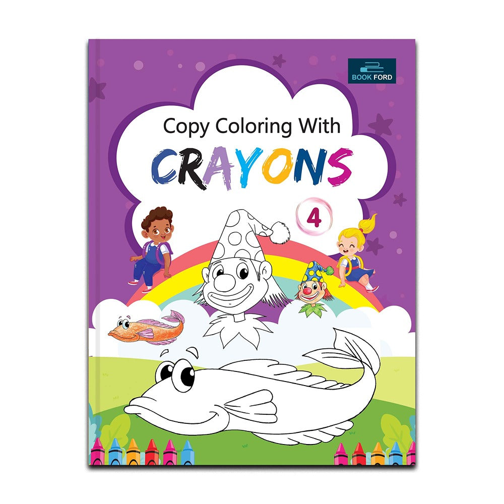 Copy Coloring With Crayons Book Part 4