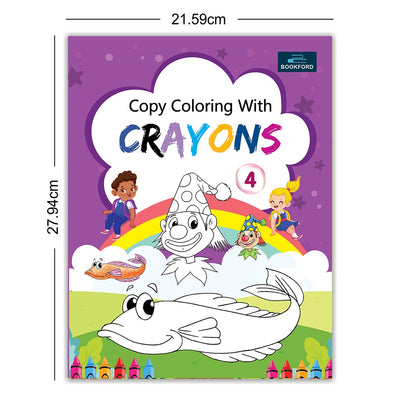 Copy Coloring With Crayons Book Part 4