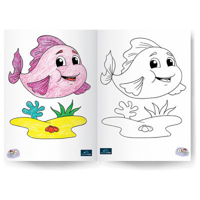 Copy Coloring With Crayons Book Part 4