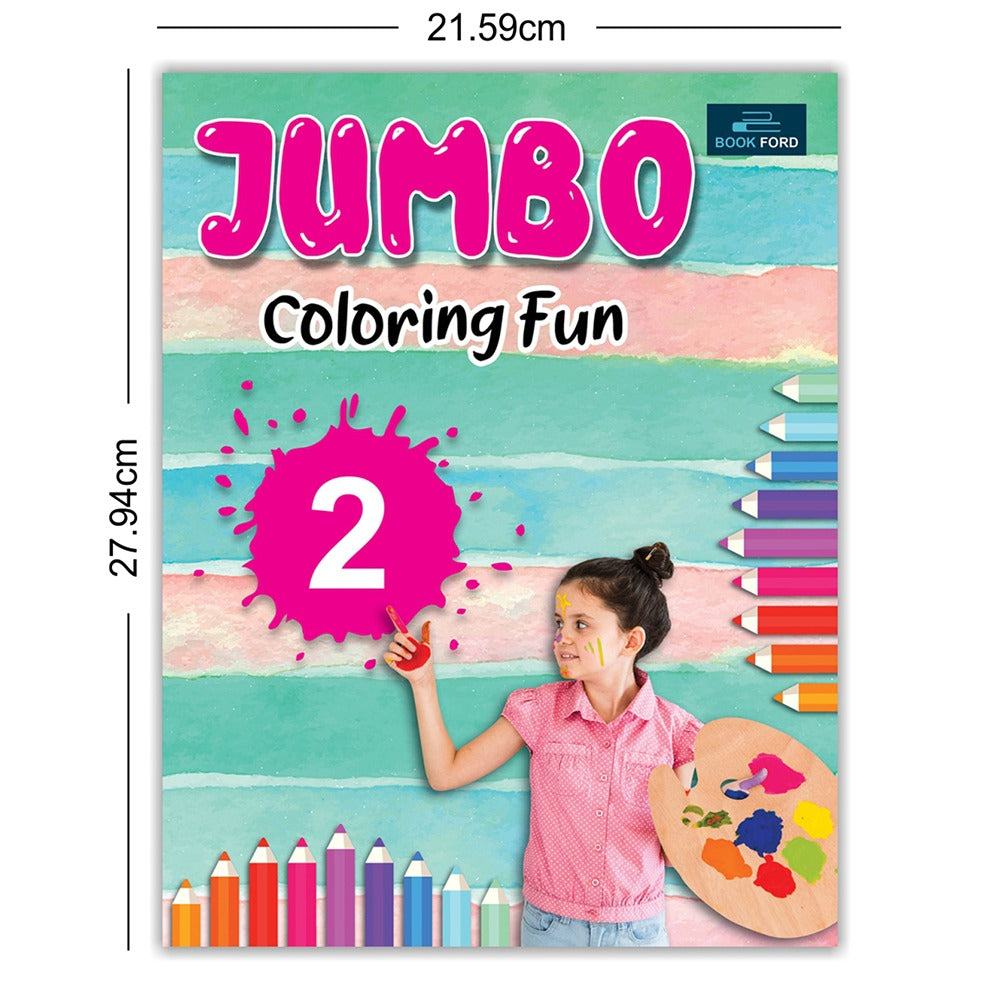 Jumbo Coloring Fun Book - Part 2