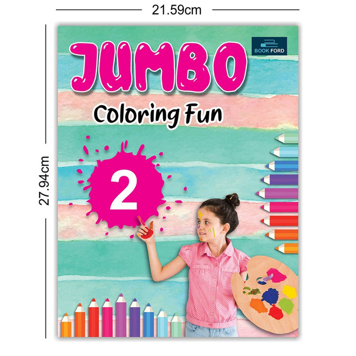 Jumbo Coloring Fun Book - Part 2