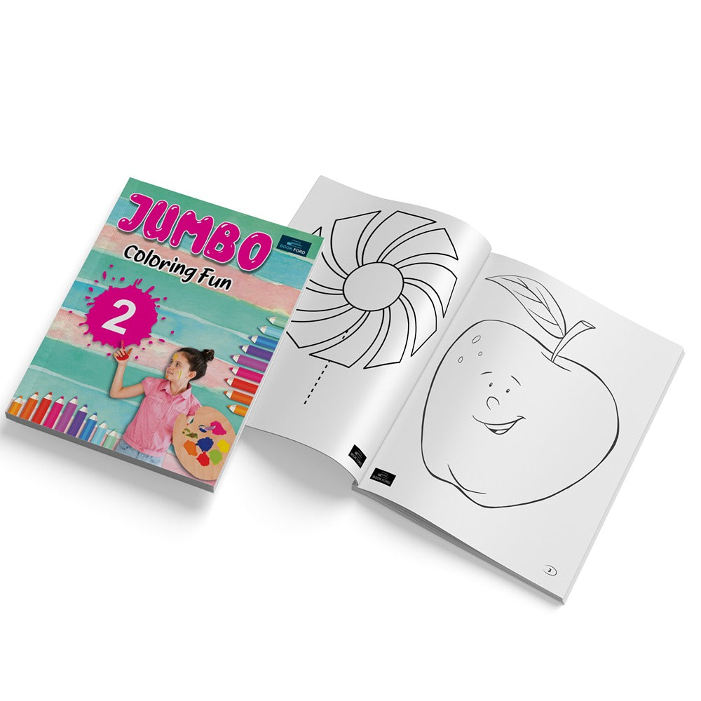 Jumbo Coloring Fun Book - Part 2