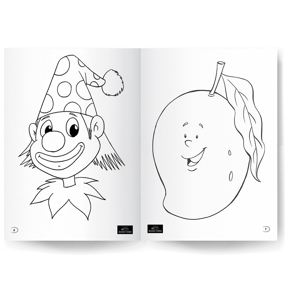 Jumbo Coloring Fun Book - Part 2