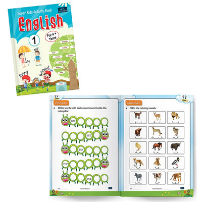 Super Kids Activity Book - English Part - 1 Books For Children