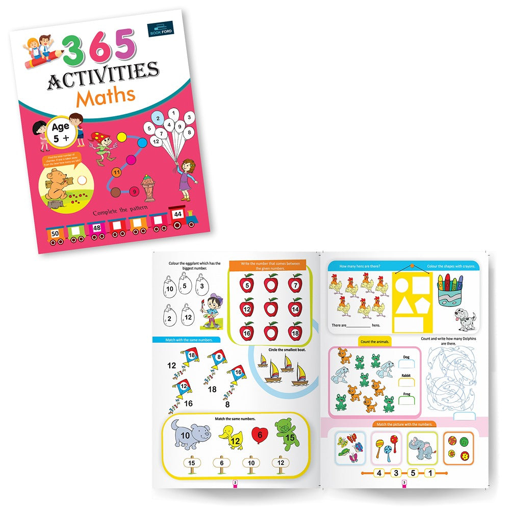 365 Activities Maths Book For Kids