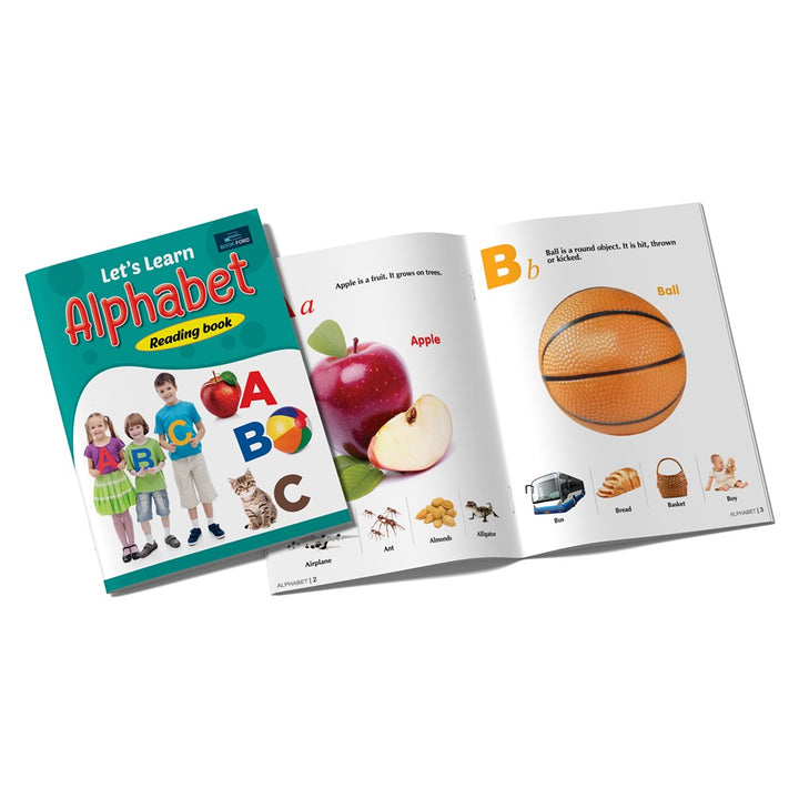 Lets Learn - Alphabet Reading Book For Kids