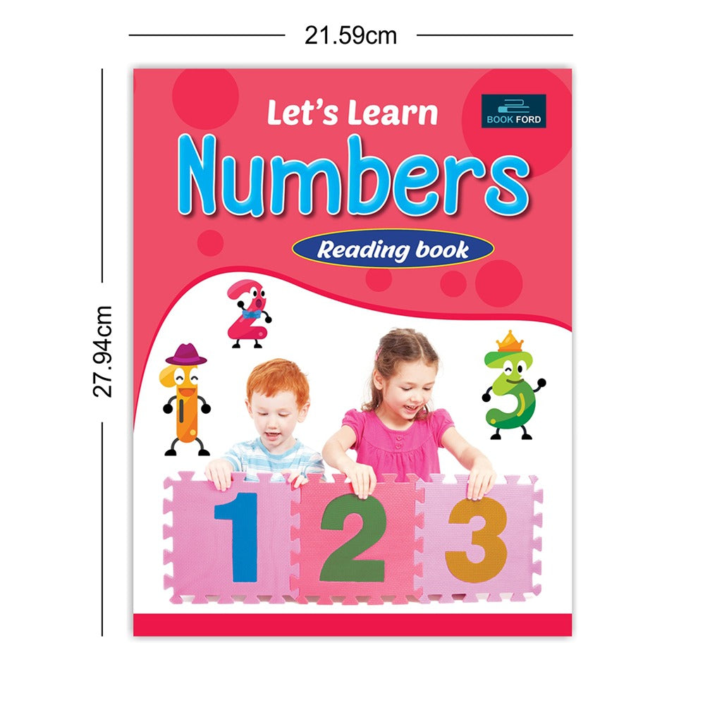 Lets Learn - Numbers Reading Book For Kids – Snooplay
