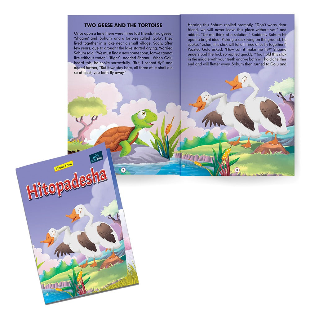 Moral Stories Book - Hitopadesha Story Book for Kids 3 to 8 Years - Inspiring Tales for Young Minds