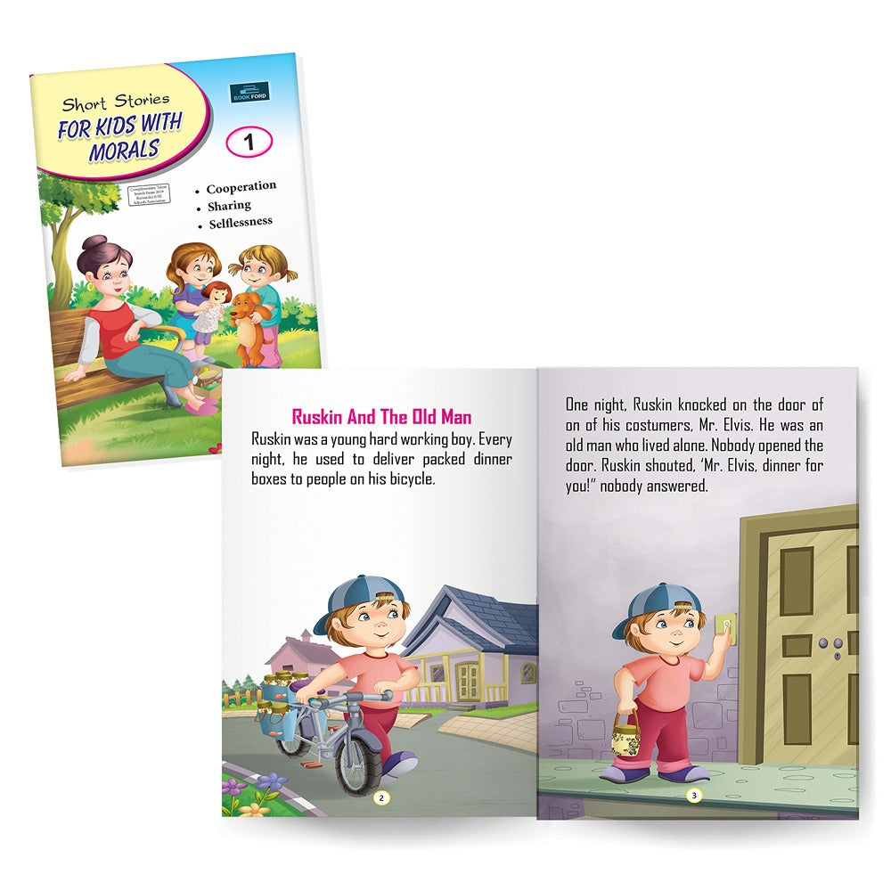 Short Stories for Kids with Morals - Set of 4 Books for Kids