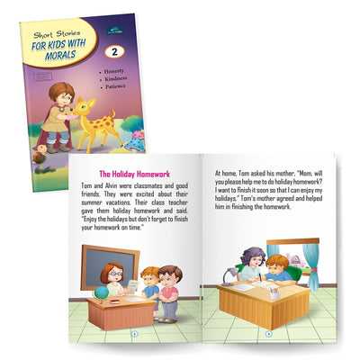 Short Stories for Kids with Morals - Set of 4 Books for Kids