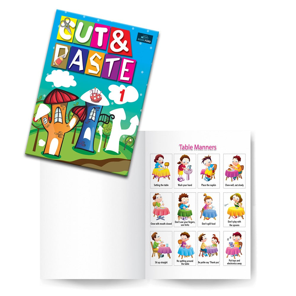 Cut And Paste Book For Kids - Part 1