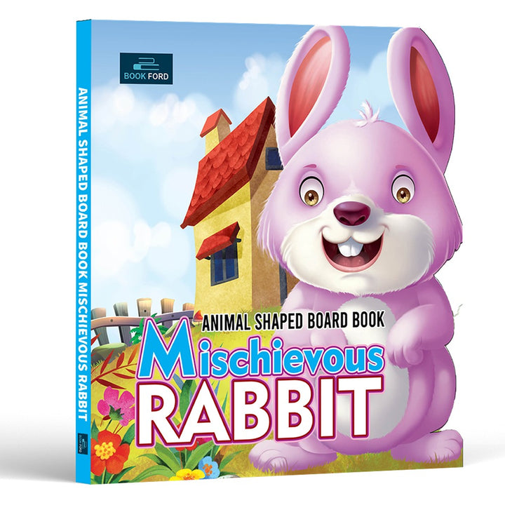 Mischievous Rabbit Animal Shaped Story Board Book - Engaging and Educational Stories for Kids