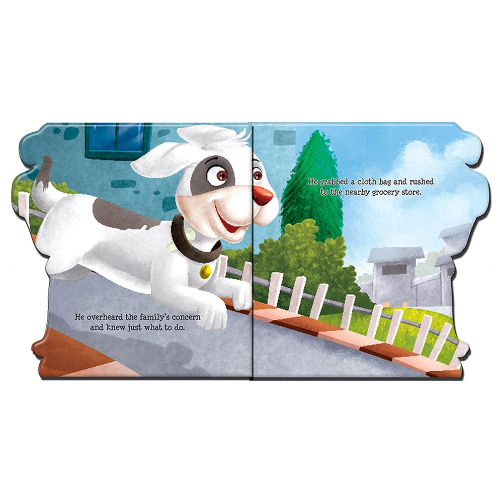 The Clever Dog Animal Shaped Story Board Book - Engaging and Educational Stories for Kids