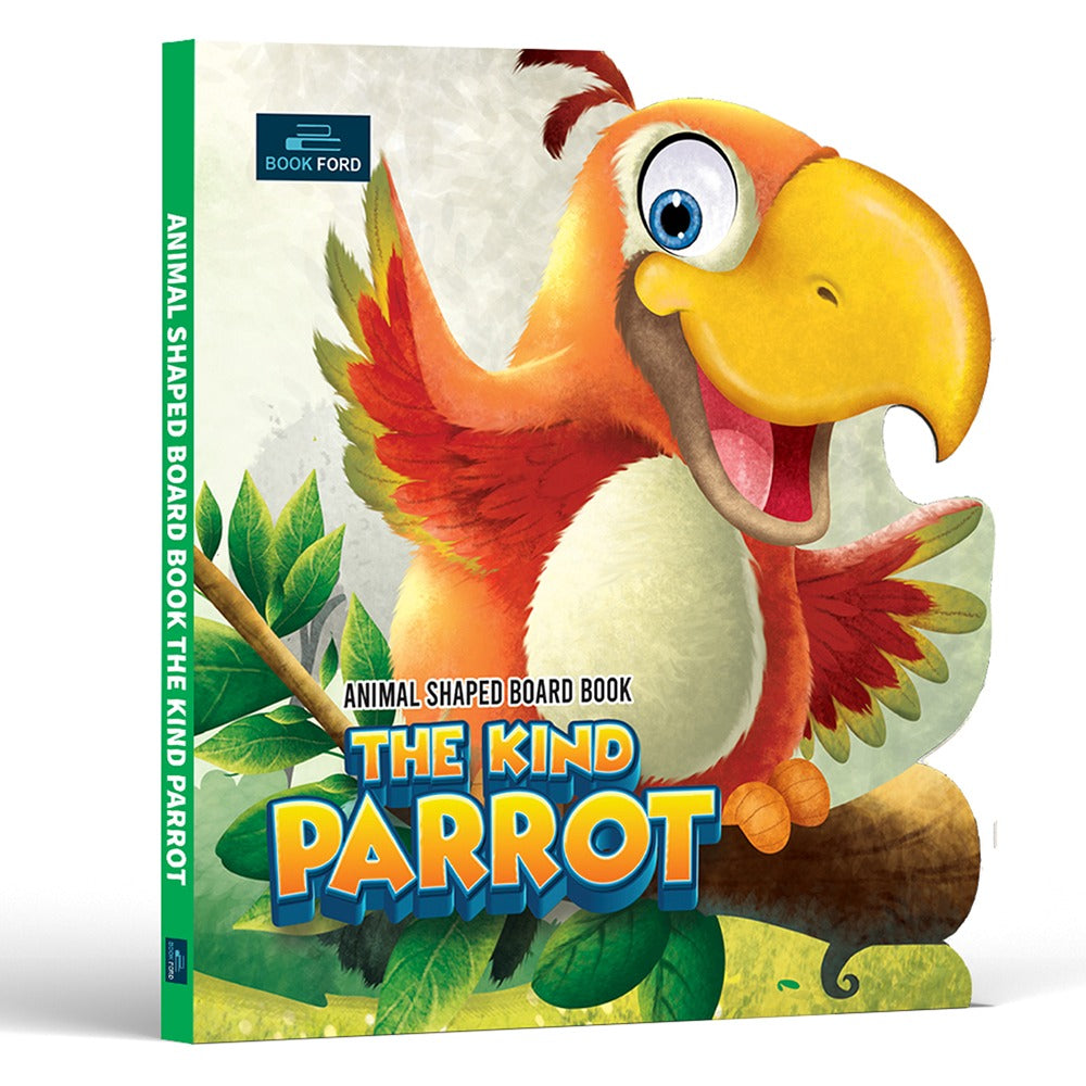 The Kind Parrot Animal Shaped Story Board Book - Engaging and Educational Stories for Kids