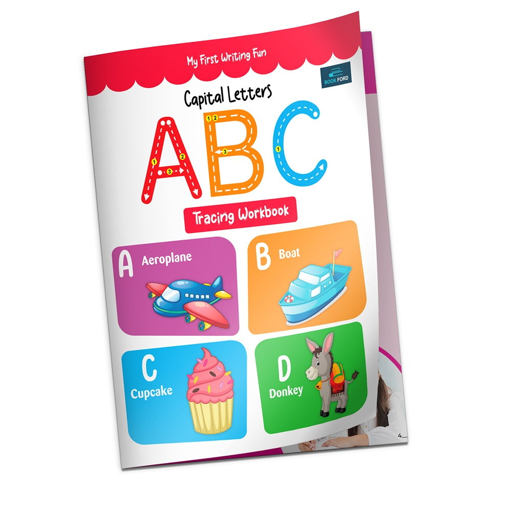 My First Writing Fun Capital Letters Abc Tracing Workbook