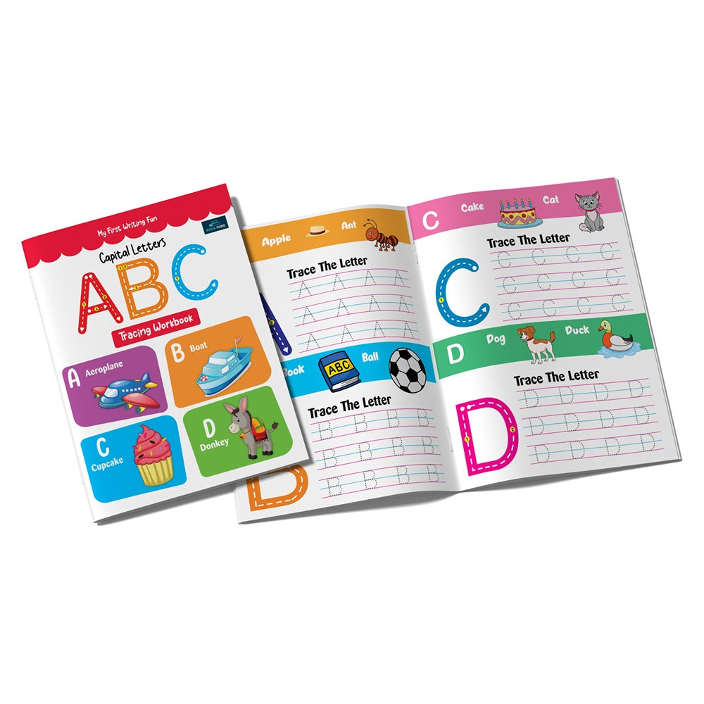 My First Writing Fun Capital Letters Abc Tracing Workbook