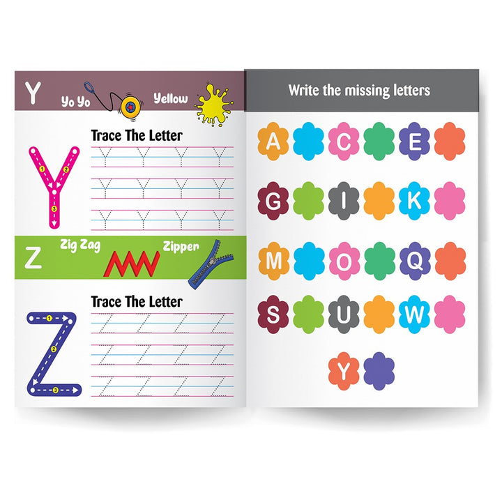 My First Writing Fun Capital Letters Abc Tracing Workbook