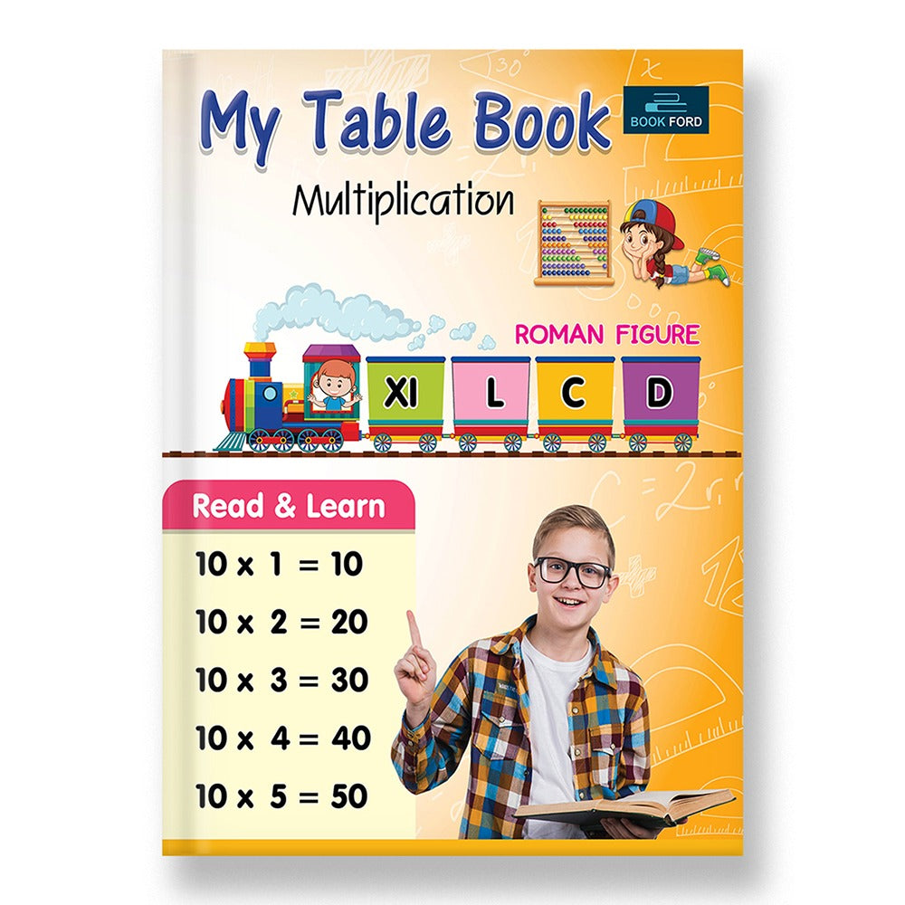 Learning Books for Kids (Set of 4) - All In One Reading Book , My Table Book of Multiplication , Kids Picture Dictionary and Hindi Varnamala