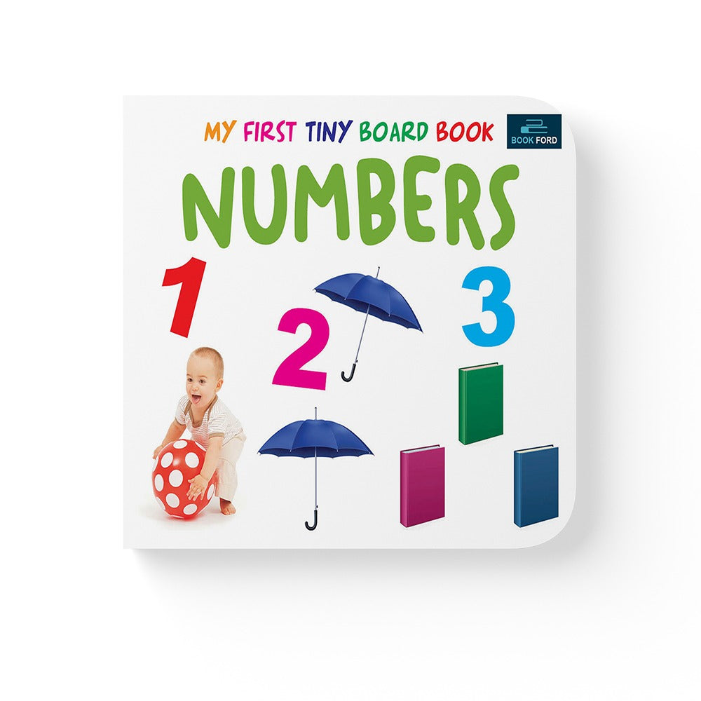 My First Tiny Board Books - Set of 3 Books - Alphabet , Numbers , and Hindi Varnamala For Kids