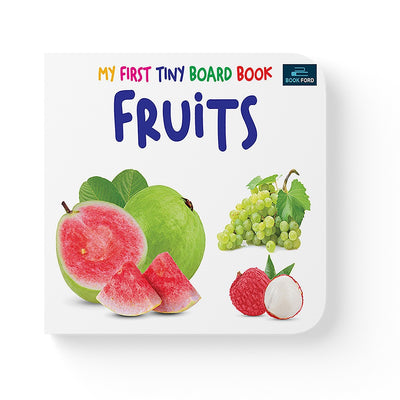 My First Tiny Board Books - Set of 4 Books - Fruits , Vegetables , Colors , and Shapes For Kids