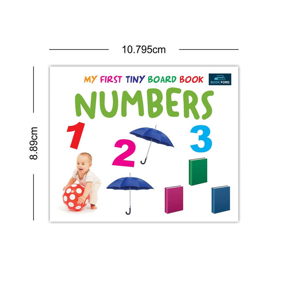 My First Tiny Board Books - Set of 2 Books - Alphabet and Numbers For Kids