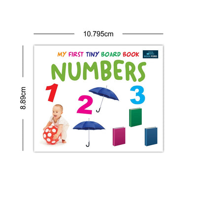 My First Tiny Board Books - Set of 2 Books - Alphabet and Numbers For Kids