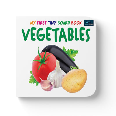 My First Tiny Board Books - Set of 2 Books - Fruits and Vegetables For Kids