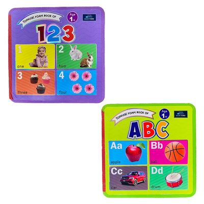 Toddlers Foam Books - Set of 2 Books - English Alphabet and Numbers For Kids