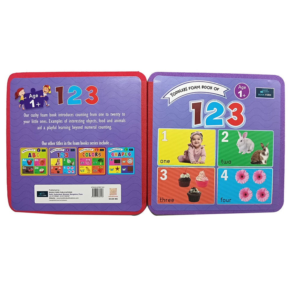 Toddlers Foam Books - Set of 2 Books - English Alphabet and Numbers For Kids