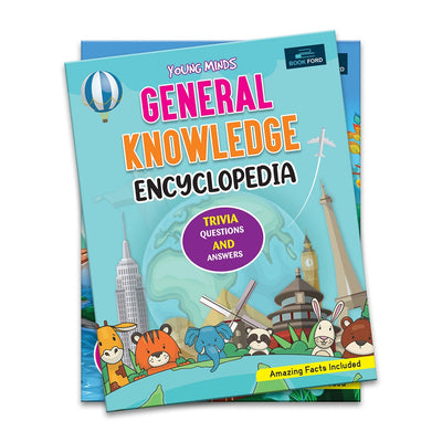 Young Minds Encyclopedia - Set of 3 Books - Animals, General Knowledge, and Nature Encyclopedia For Kids