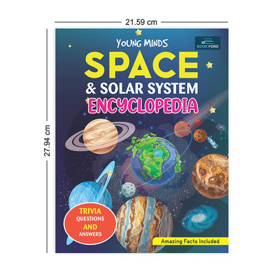 Young Minds Encyclopedia - Set of 3 Books - Space, Human Body, and Nature Encyclopedia For Kids