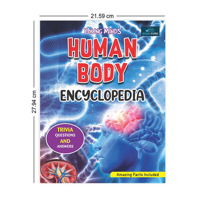 Young Minds Encyclopedia - Set of 3 - General Knowledge, Space, and Human Body Encyclopedia For Kids
